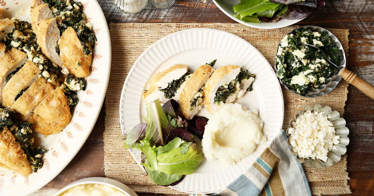Spinach & Feta Stuffed Chicken Breast (Quick & Easy) Recipe Samsung Food