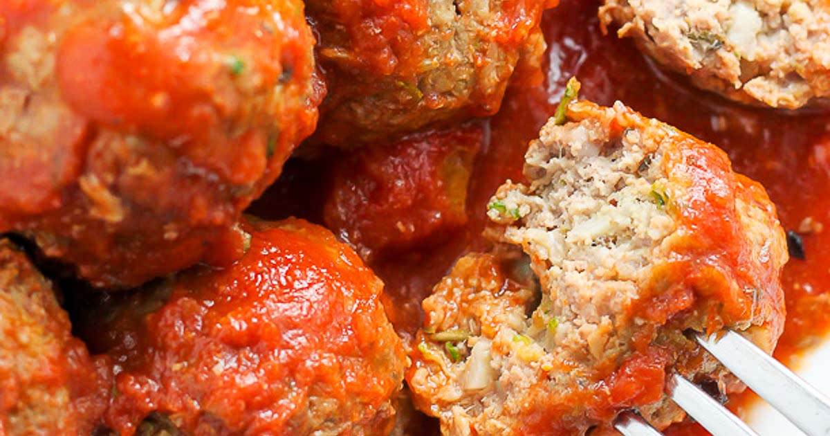 Baked Turkey Zucchini Meatballs Recipe Samsung Food App