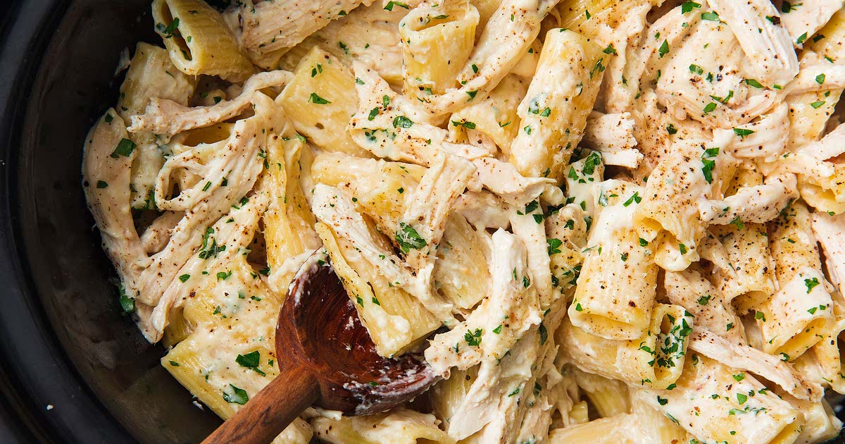 SlowCooker Chicken Alfredo Recipe Samsung Food