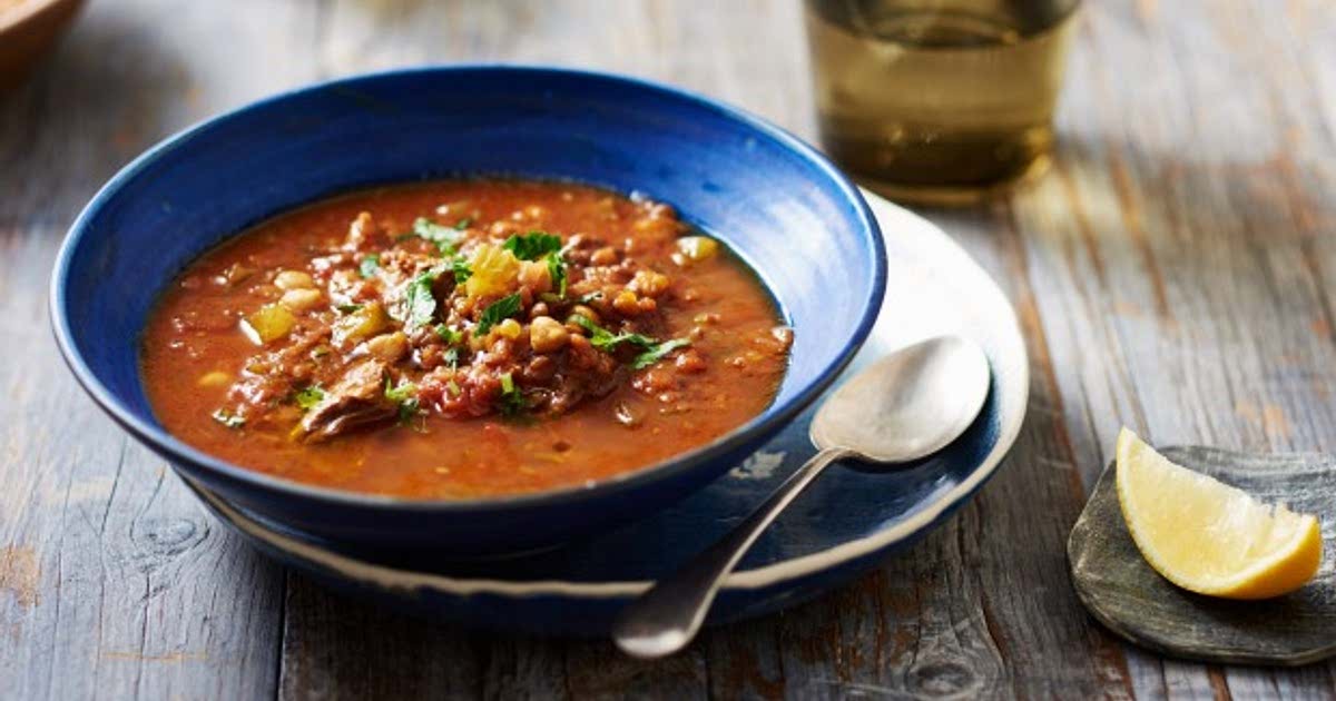 Slowcooker Moroccan harira soup Recipe Samsung Food