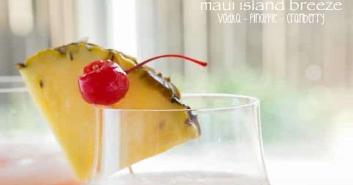 Island Breeze Cocktail (Vodka Drink) - Crazy for Crust