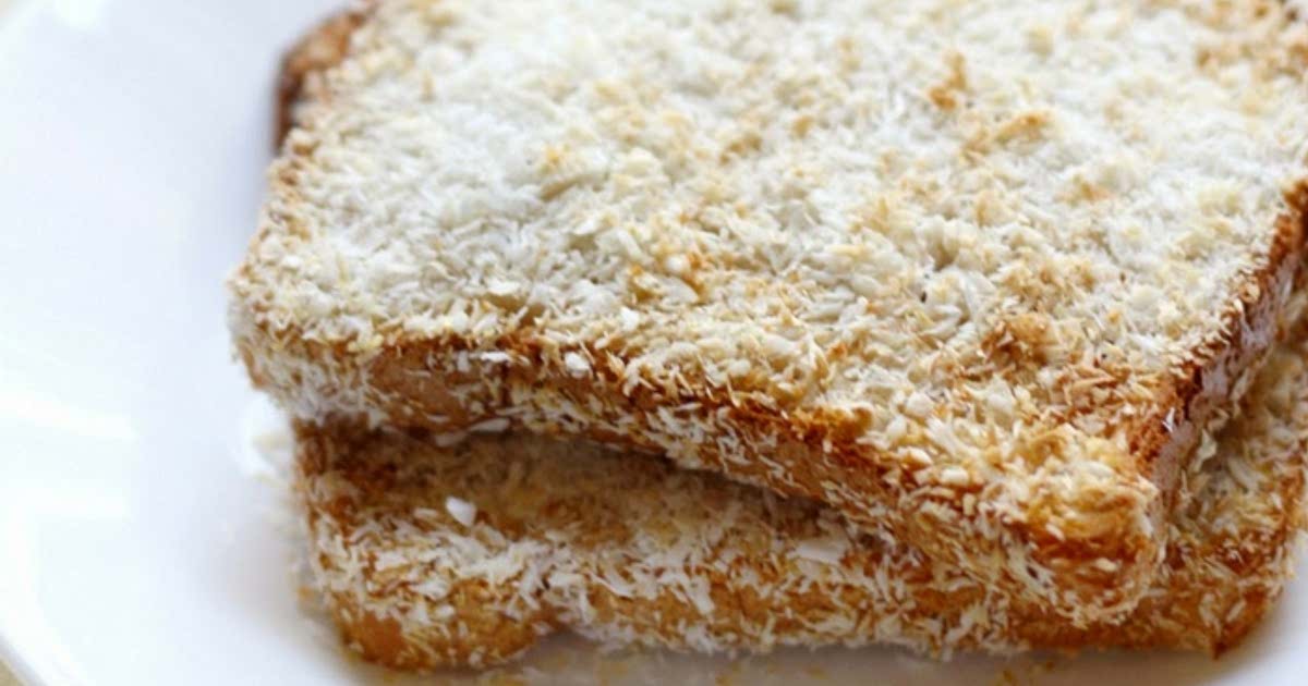 Air Fryer Toasted Coconut French Toast (GlutenFree, Vegan) Recipe