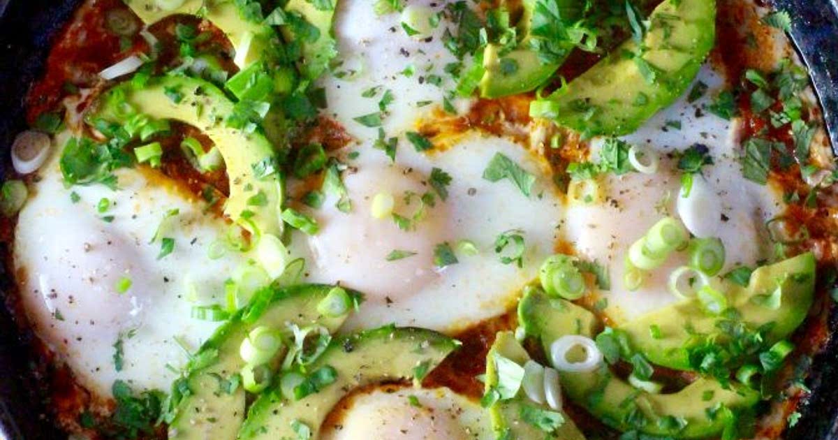 SouthwestStyle Shakshuka with Avocado, Epazote, Pinto Beans Taste