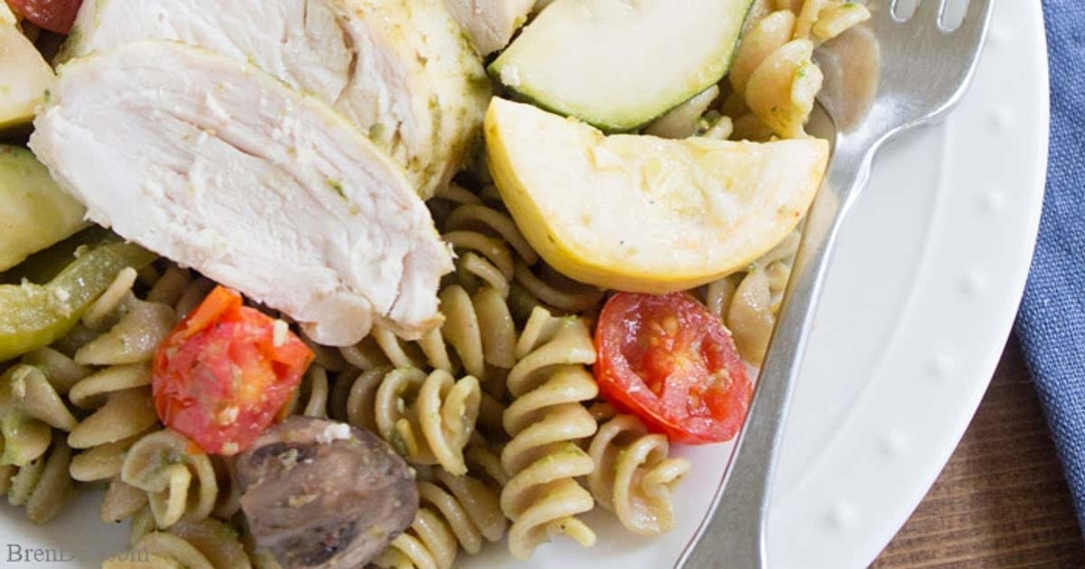 Chicken Pesto Pasta Easy Crockpot Recipe Samsung Food
