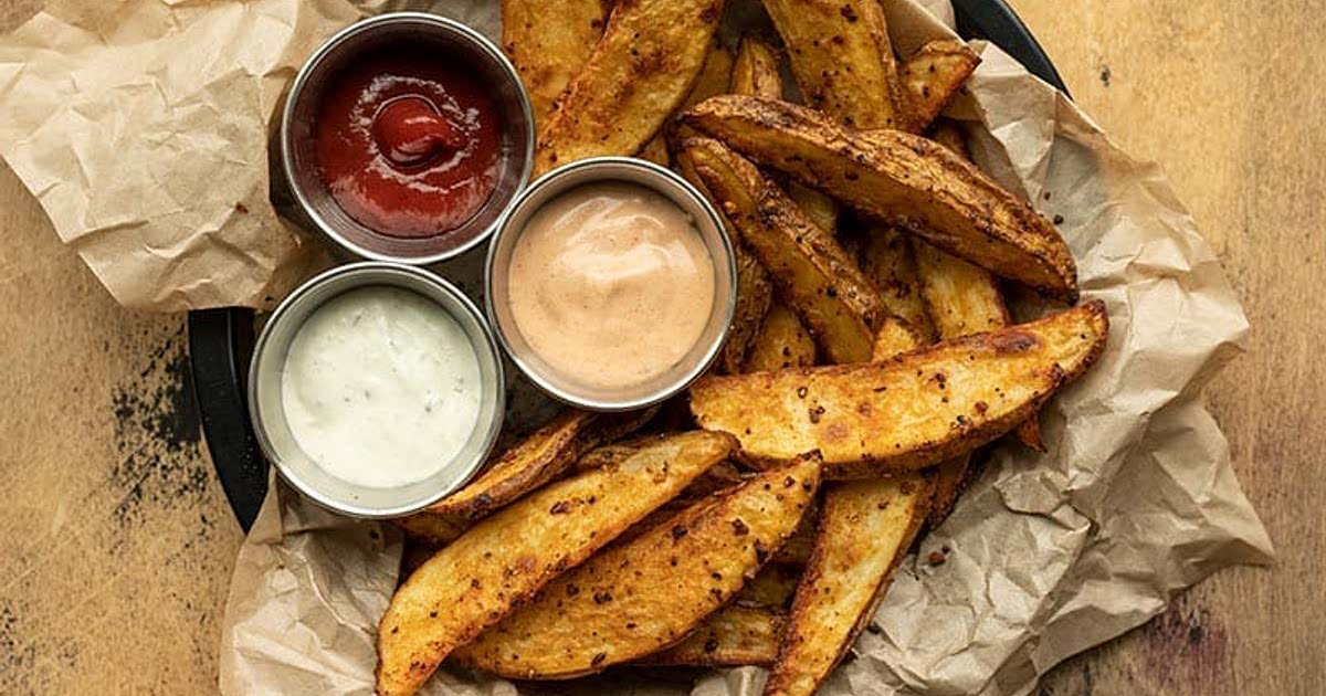 Oven Baked Steak Fries Recipe Samsung Food App