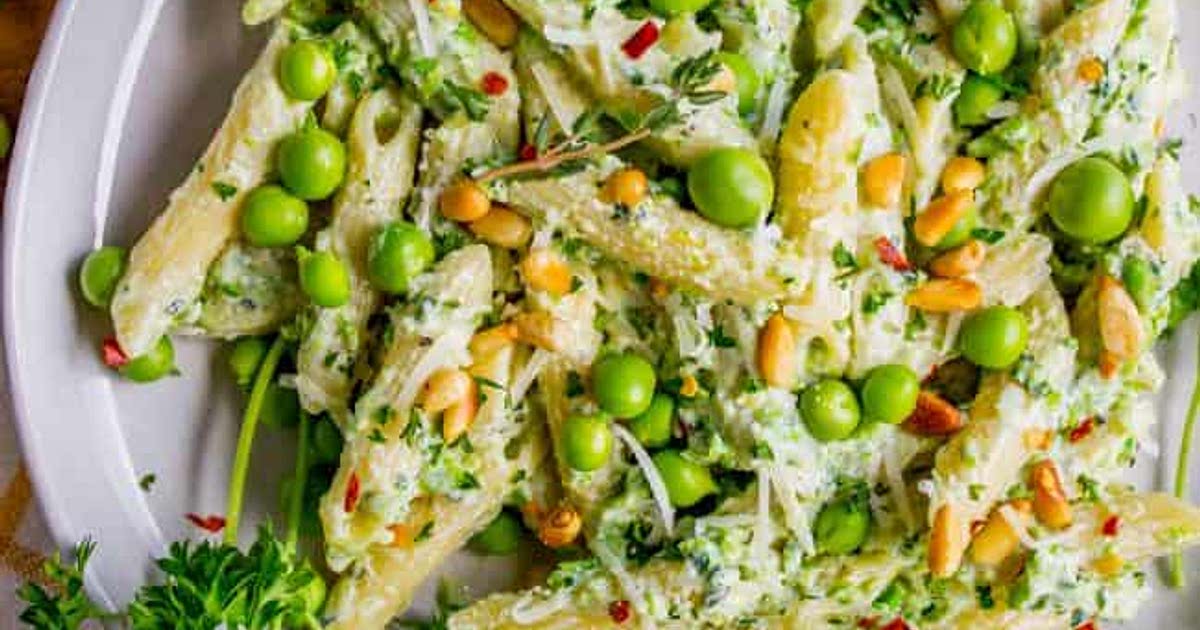 Lemon Ricotta Pasta with Fresh Peas Recipe Samsung Food
