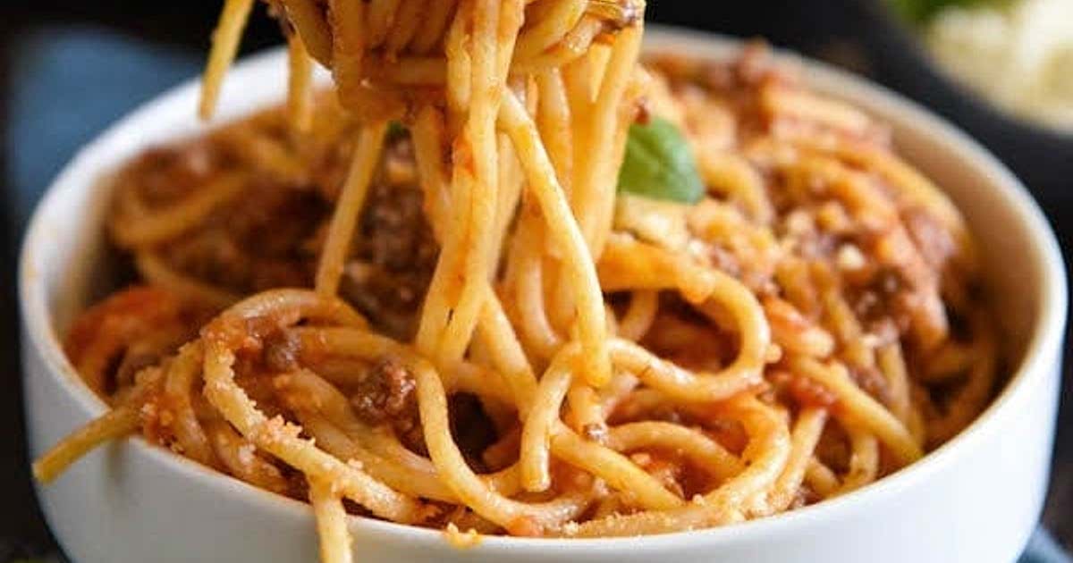 Quick cooker online spaghetti
