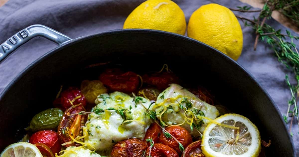 Baked Haddock with tomato and fennel Recipe — Samsung Food