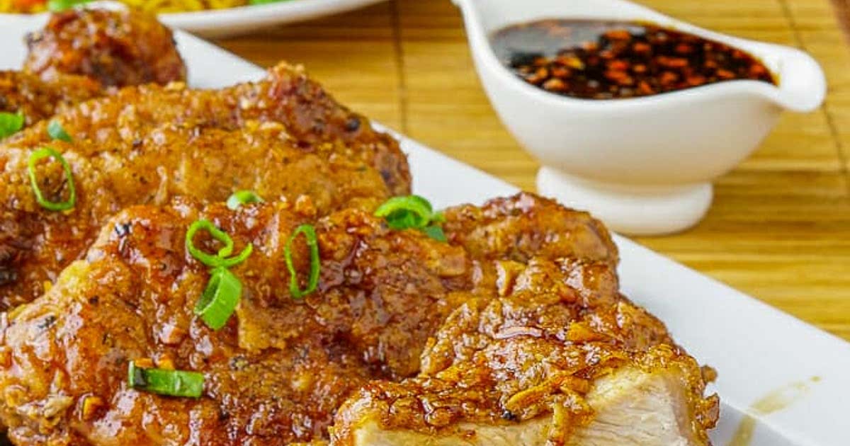 Double Crunch Honey Garlic Pork Chops Recipe — Samsung Food