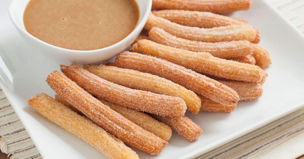 Churros with Caramel Dipping Sauce Recipe — Samsung Food