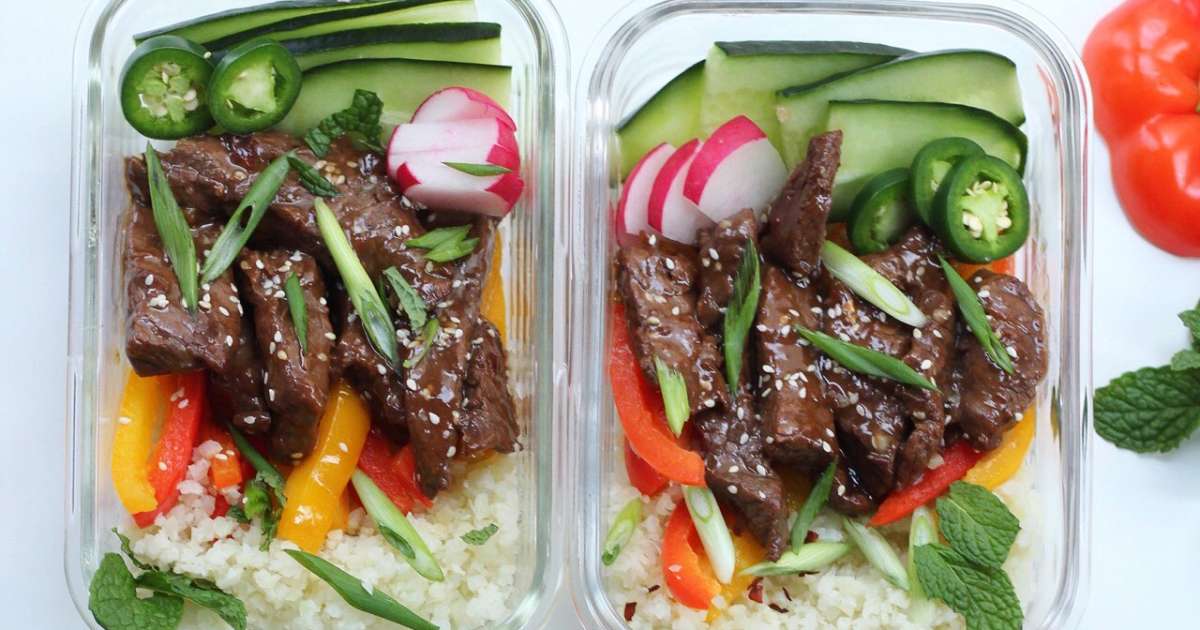 Meal Prep Ginger Ground Beef Bowls (Whole30 & Paleo)