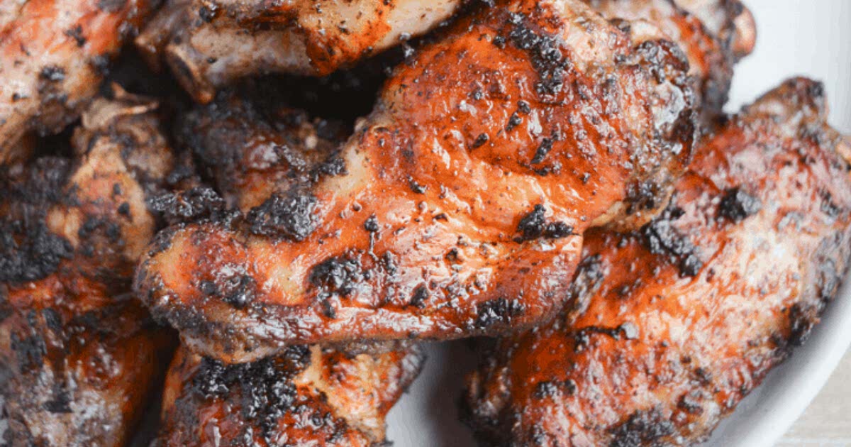 Air Fryer Jamaican Jerk Chicken Wings Recipe Samsung Food