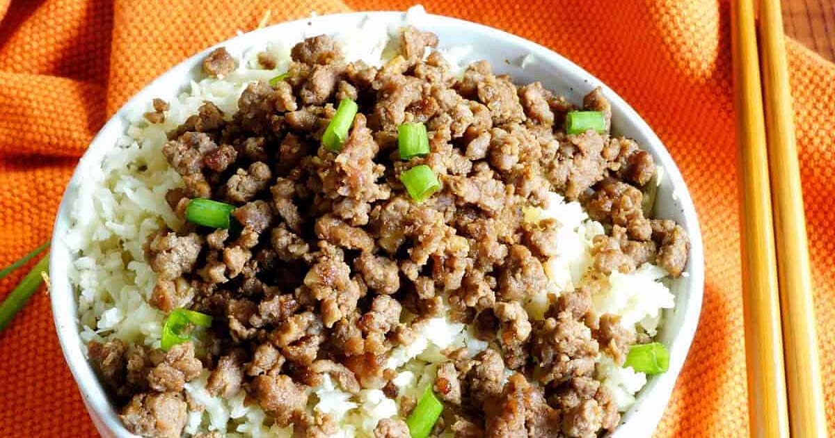 Keto Korean Ground Beef Bowl Recipe — Samsung Food