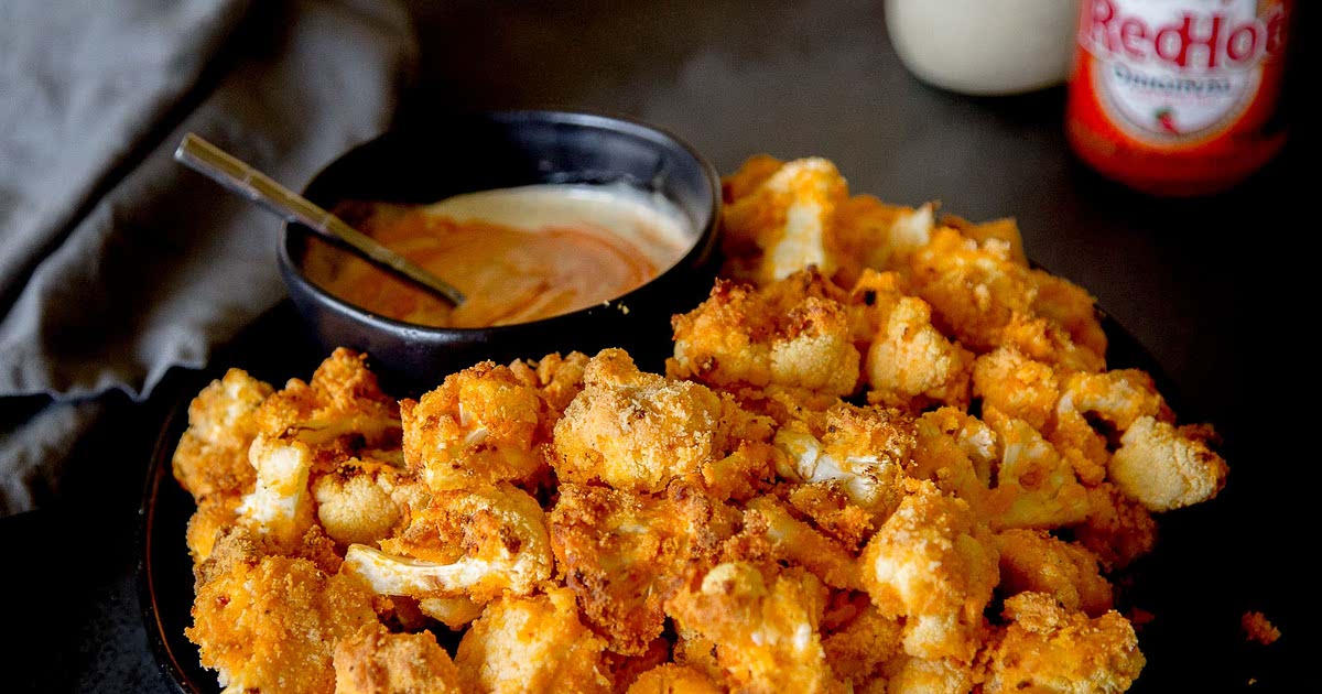 AirFried Buffalo Cauliflower Bites Recipe Samsung Food