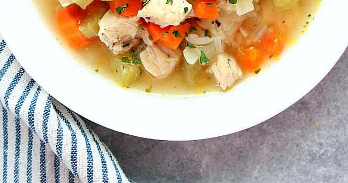 Instant pot chicken sales and rice soup