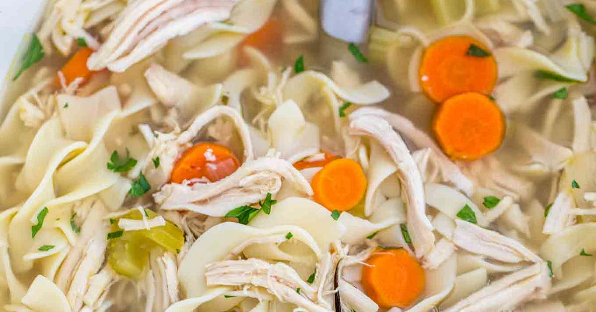 Crockpot Chicken Noodle Soup Recipe Samsung Food
