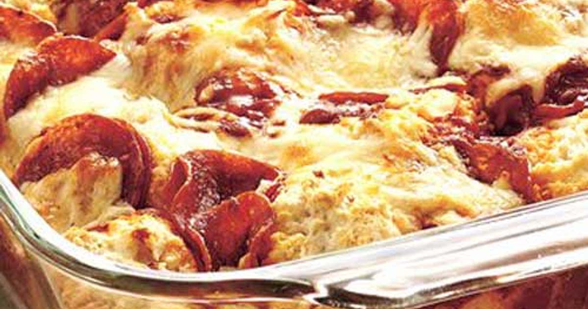 4Ingredient Pizza Bake Recipe Samsung Food