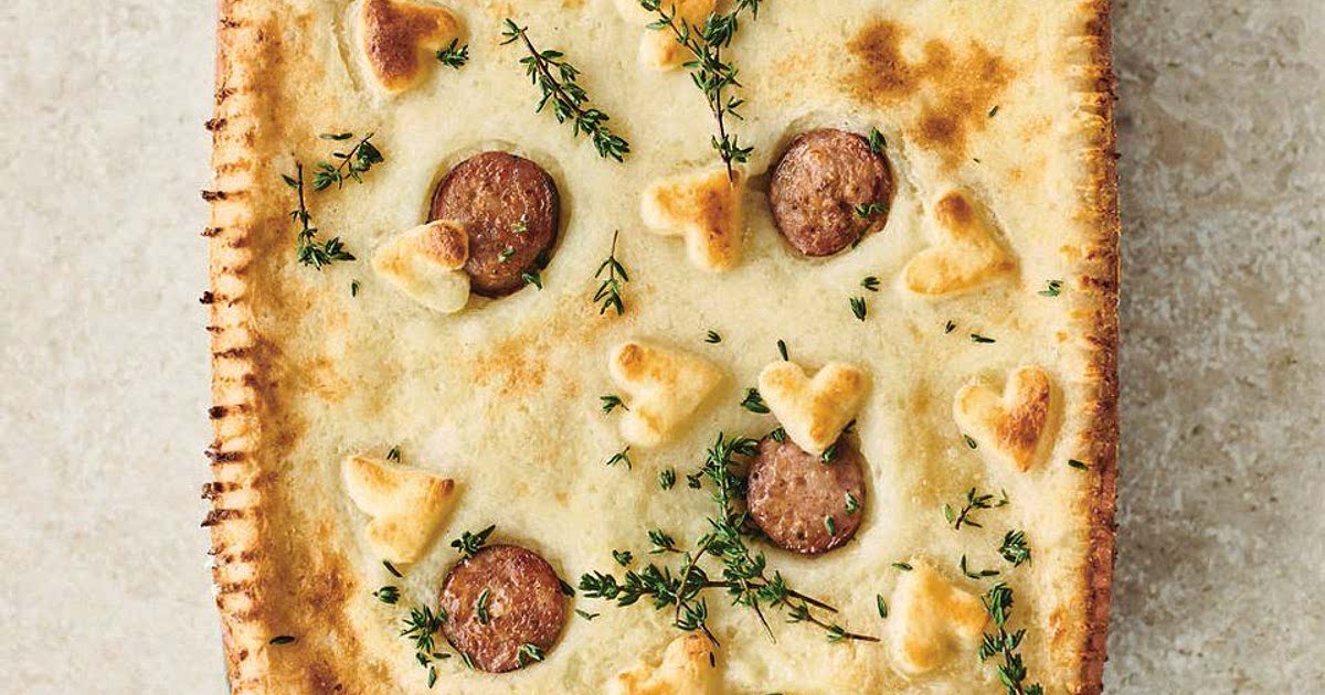 Sausage mash pie