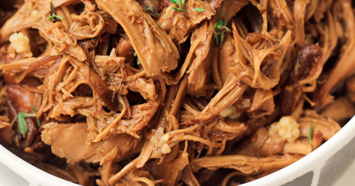 5 Ingredient Crock Pot Honey Garlic Chicken Healthy, Easy Dinner