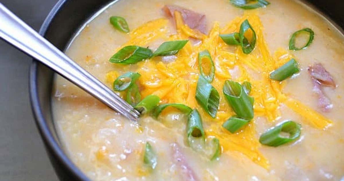 Slow Cooker Potato Soup Recipe Whisk