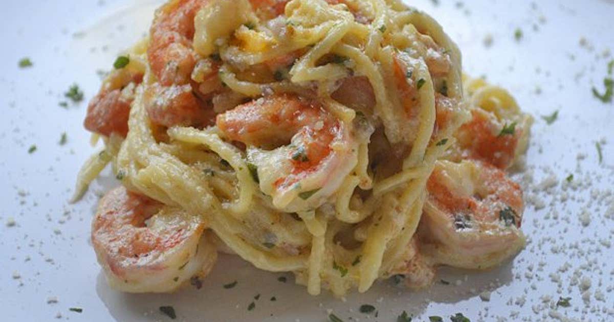 Spaghetti mit Crevetten-Rahmsauce Recipe - Samsung Food