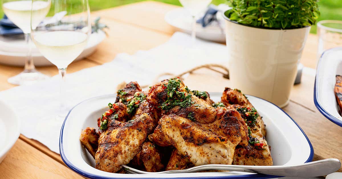 Chicken Wings mit Kräutersauce Recipe - Samsung Food