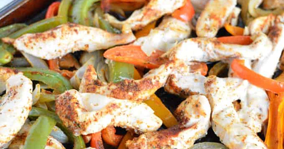 Low Sodium Sheet Pan Chicken Fajitas Recipe — Samsung Food