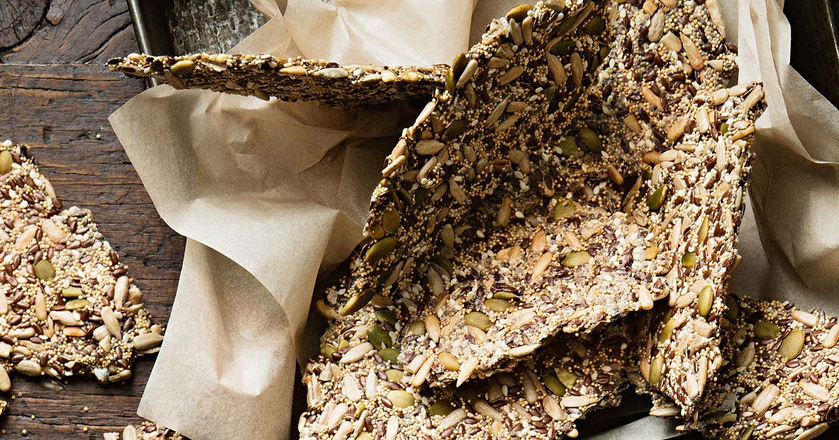 Glutenfree mixed seed crackers Recipe Samsung Food