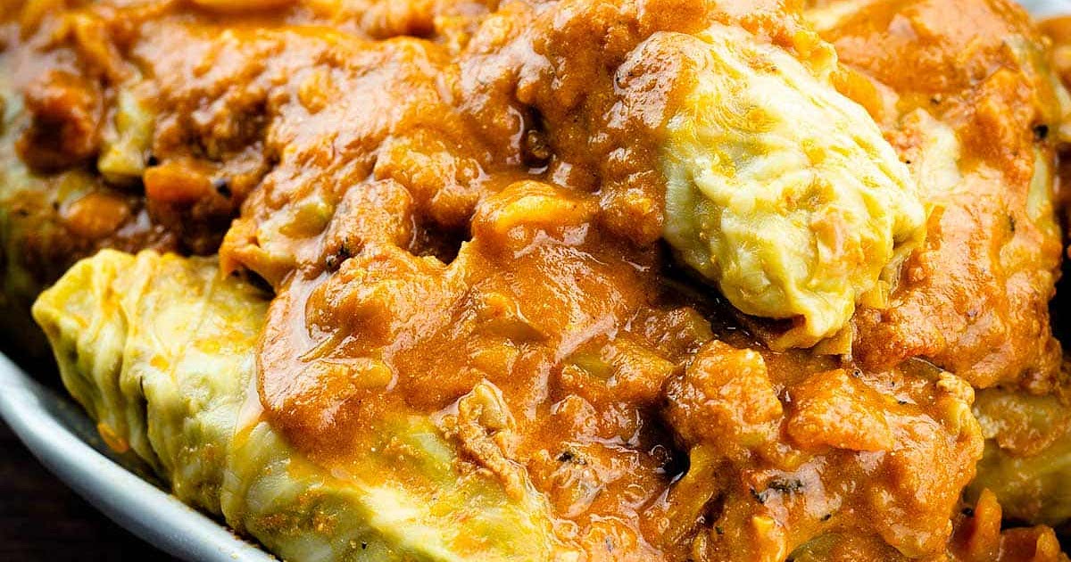 Stuffed Cabbage Rolls in the Ninja Foodi