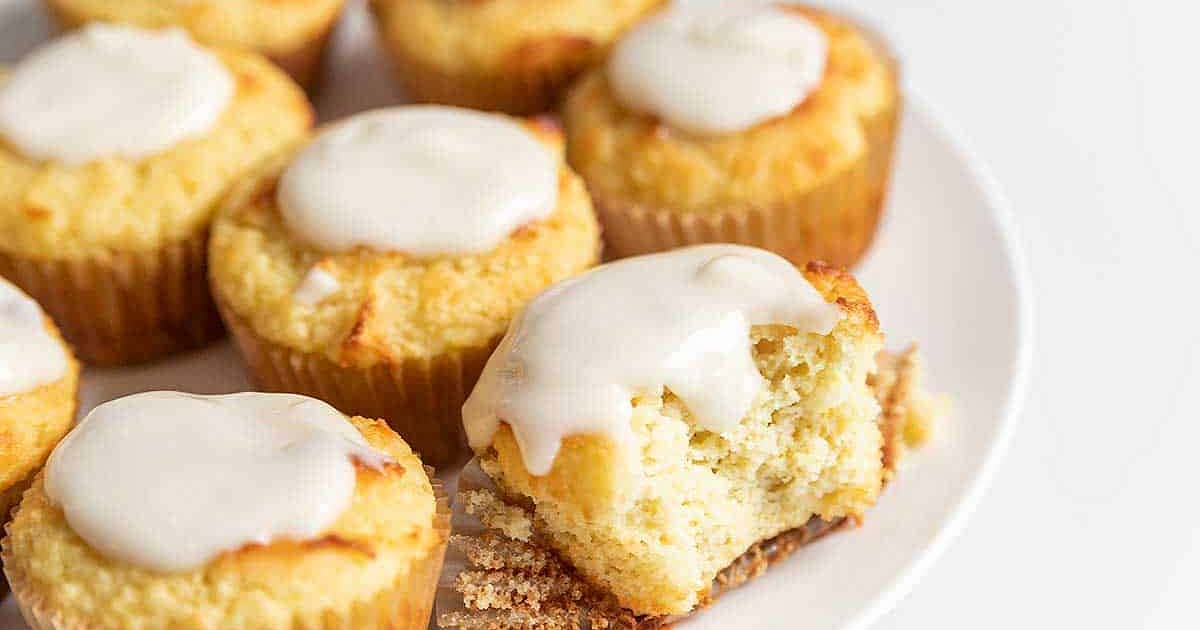 Keto Lemon Pound Cake Muffins with Lemon Glaze Recipe Samsung Food