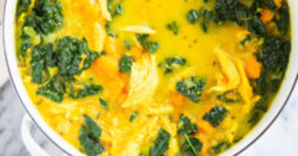 Ginger Chicken Soup Recipe with Turmeric Samsung Food
