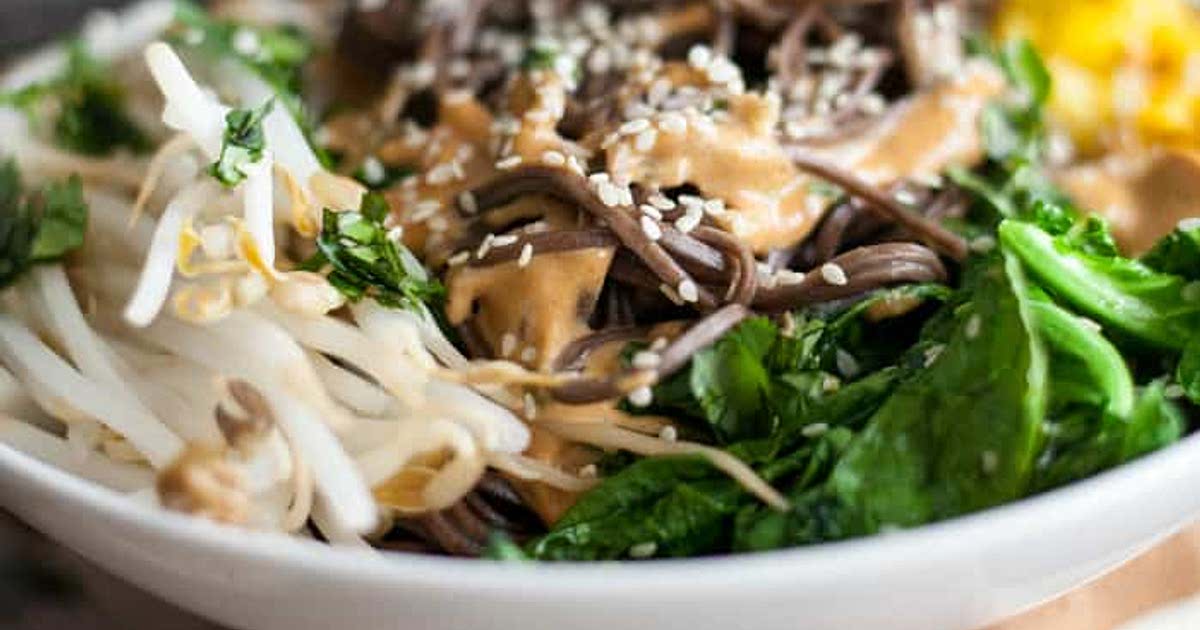 Thai Soba Noodles Recipe With Peanut Sauce GLUTEN FREE Samsung Food