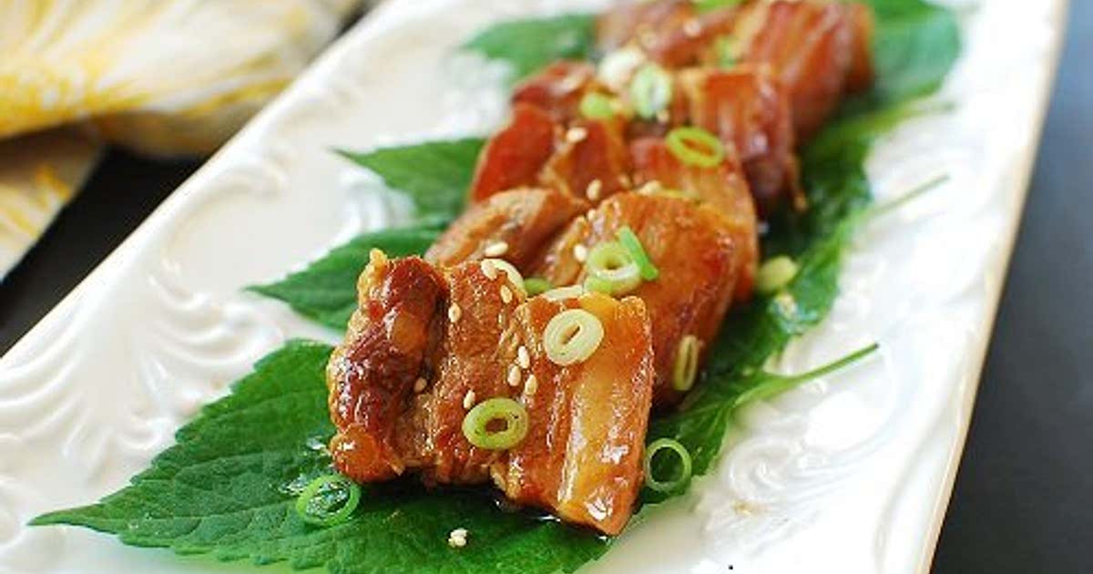 Slow Cooked Pork Belly with Bulgogi Sauce and Giveaway Recipe — Samsung