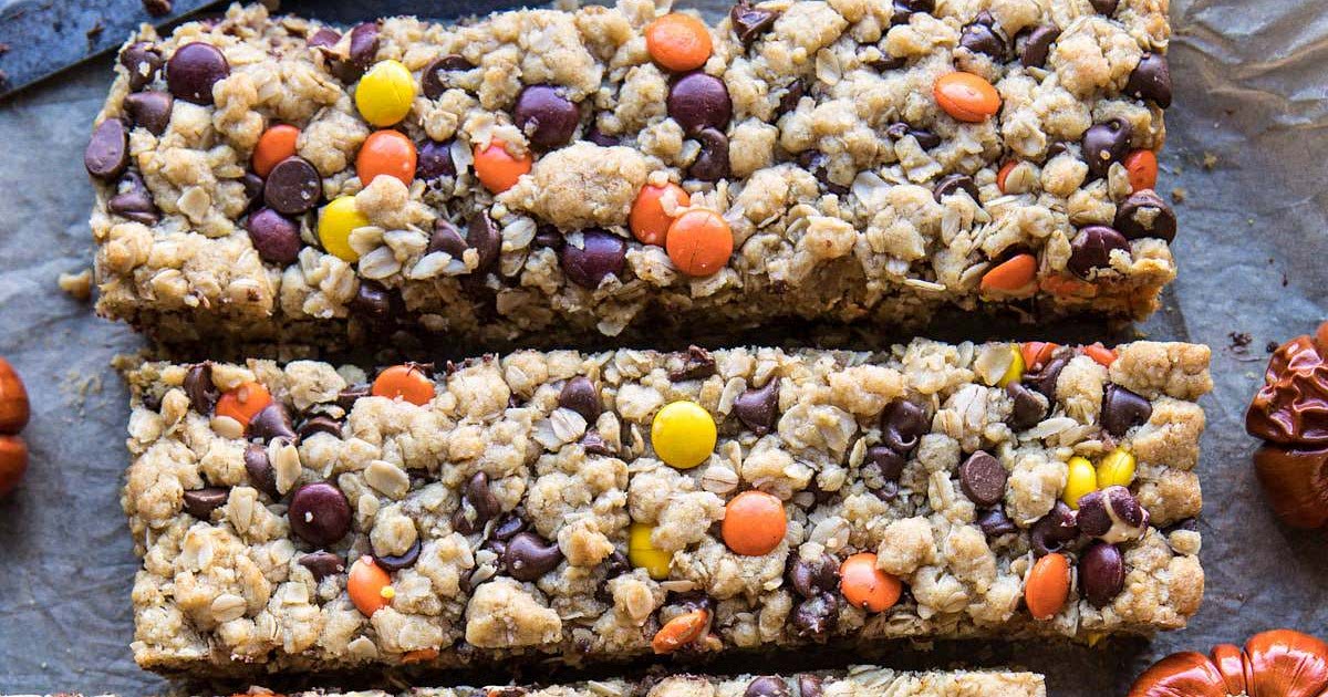 Monster Oatmeal Chocolate Chip Cookie Bars Recipe Samsung Food
