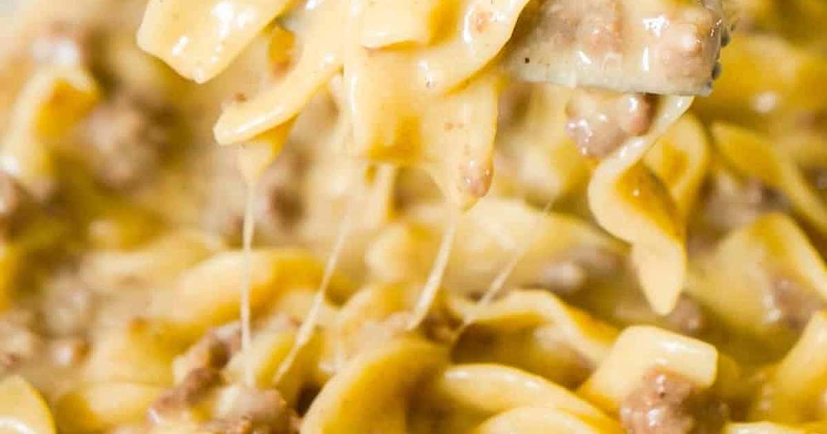 Instant pot ground sales beef and noodles