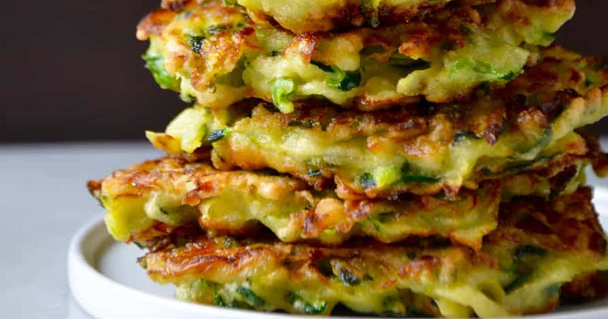 5Ingredient Zucchini Fritters Recipe Samsung Food