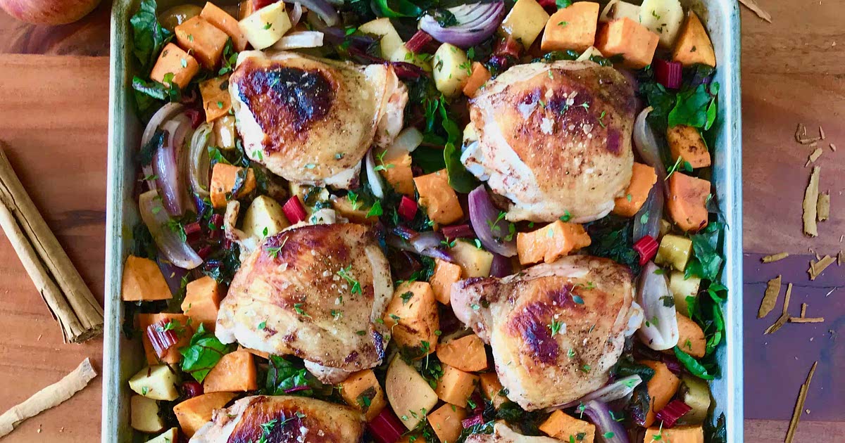 Sheet Pan Apple Cinnamon Chicken Recipe Samsung Food
