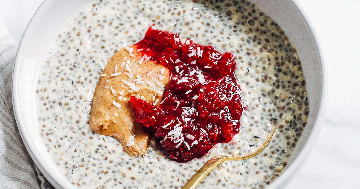 Warm Chia Hemp Seed Pudding Recipe Samsung Food