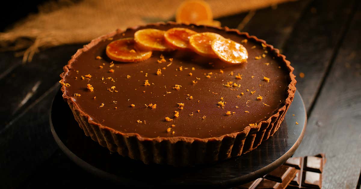 Chocolate and Clementine Tart Recipe — Samsung Food