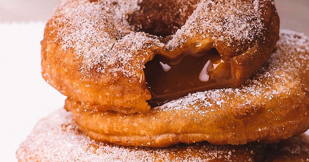 Caramel apple donut rings sale
