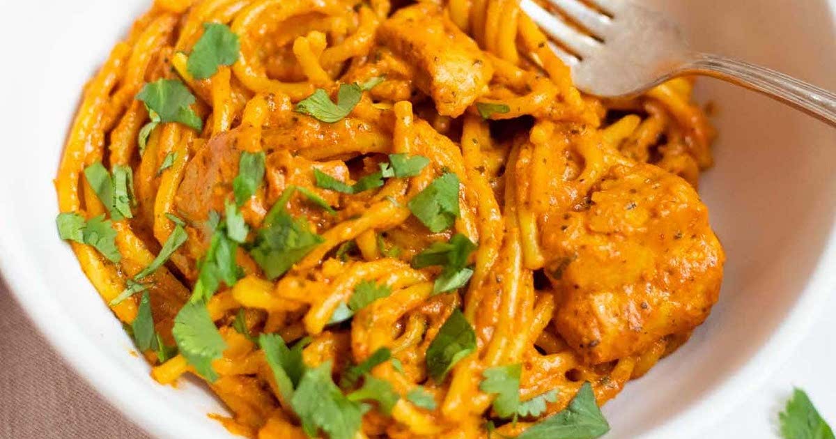 Chicken Tikka Masala Pasta Recipe