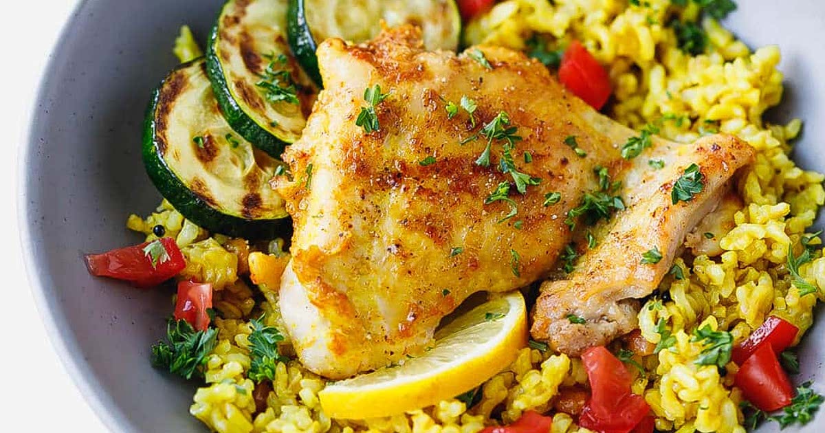Turmeric Chicken And Rice Recipe Samsung Food