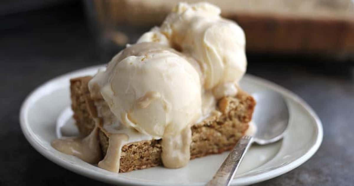Blondie Sundaes with Creamy Maple Sauce Recipe - Samsung Food