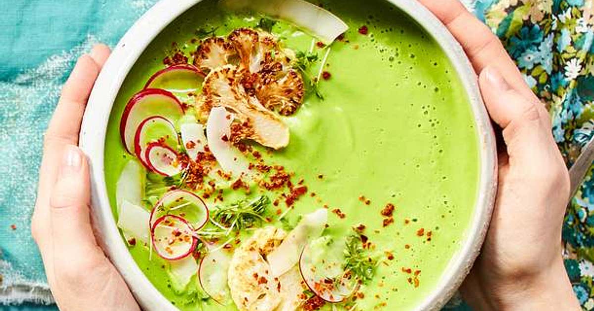 Blumenkohl-Kokos-Suppe mit Spinat Recipe - Samsung Food