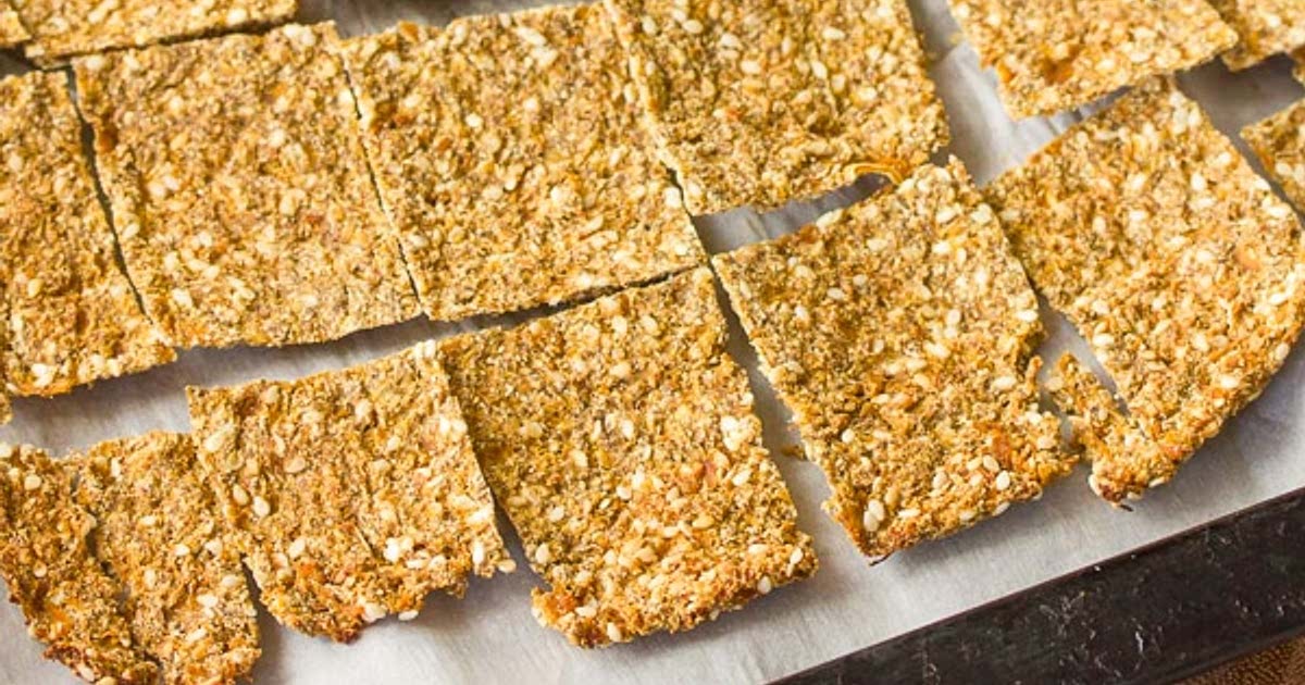 Low Carb Cauliflower Crackers Recipe Samsung Food