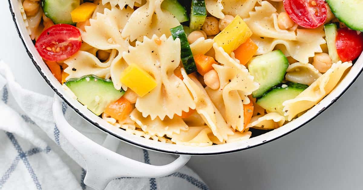 QUICK N' HEALTHY VEGGIE PASTA SALAD Recipe — Samsung Food