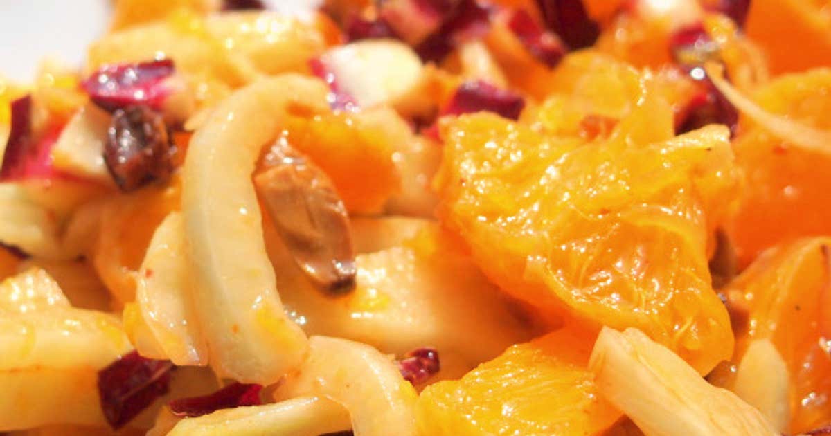 Fennel orange salad with harissa dressing Recipe Samsung Food