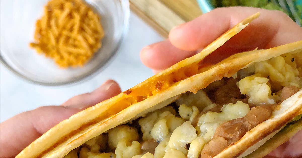 Tortilla Wrap Hack Vegan Breakfast Version Recipe Samsung Food