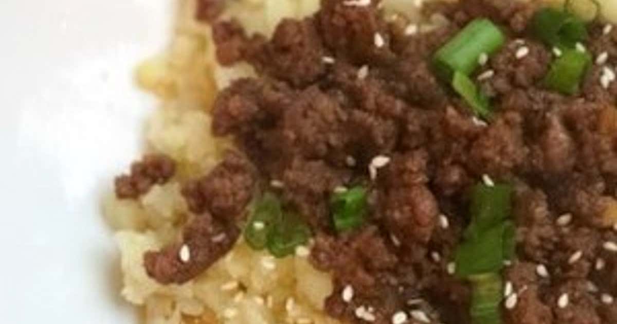 Easy Keto Korean Beef with Cauli Rice Recipe Samsung Food