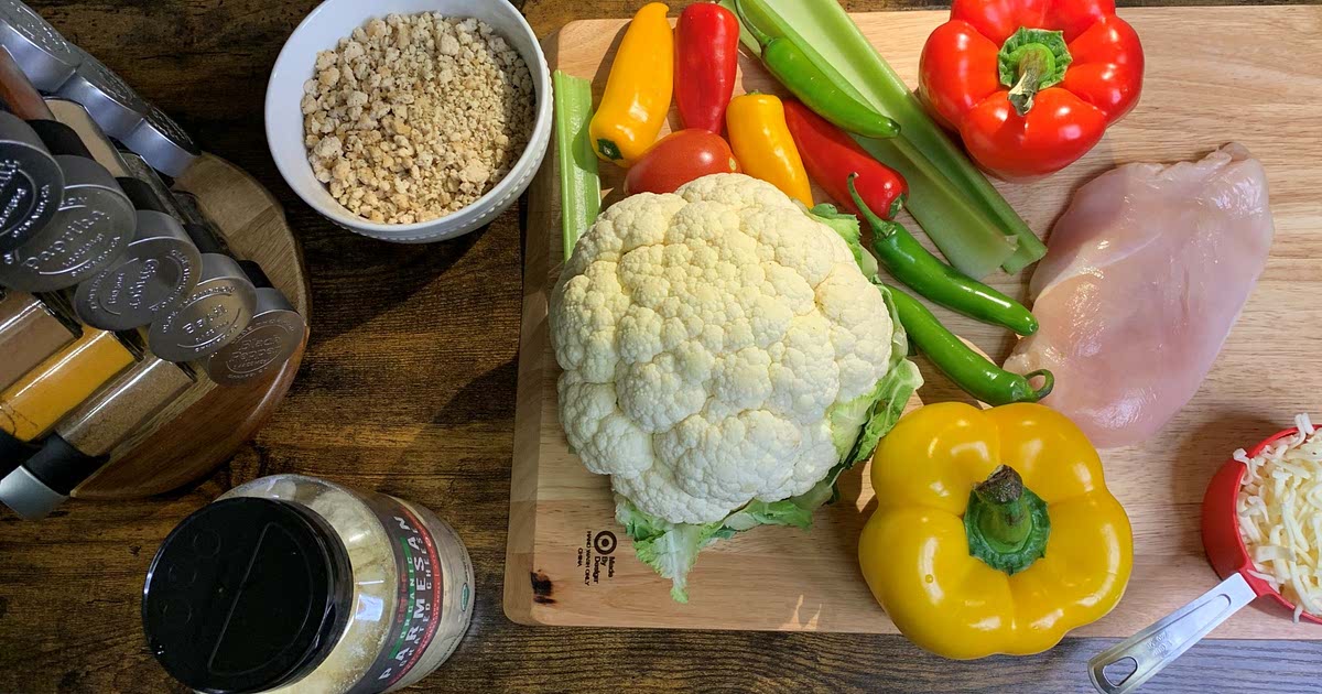 Baked Cauliflower, Chicken Breast, & Chili Breakfast Recipe Samsung